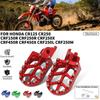 Motorcycle CNC FootRest Foot Pegs Pedals For HONDA CR125 CR250 CRF150R 250R 250X 450R 450X 250L 250M Motorcycles Accessories
