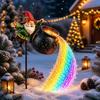 Flowing String Christmas Cauldron Garden Light Ground Insert Santa Claus Light  Yard Patio