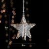 Snowflake Christmas Tree Ornaments Acrylic Crystal Hanging  Merry Christma
