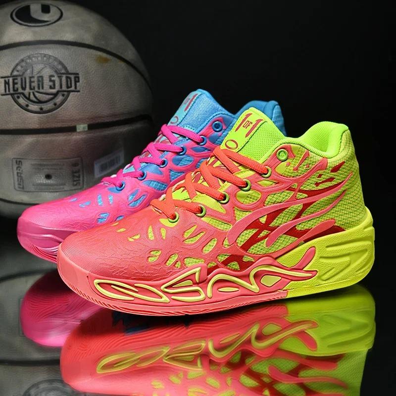 Men Stylish Basketball Shoes Field Training High-Top Plush Comfort Anti-Skid Athletic Footwear Lace-Up Daily Flat Athletic Shoes