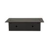 Recessed Socket 3X2P+Z Flat Edge Black - On-Ae-1371/B
