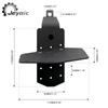 Jeyaic Hiace 200 Series 1-6 Footrest & Mat Driver Footrest Folding Footrest Leg Pad Footrest Leg Pad Foldable Black