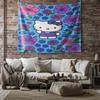 Hello Kitty Tapestry Wall Hanging Kawaii Aesthetic Room Decor Cute Wall Art for Bedroom Dorm Teen Girls