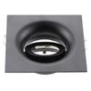 Rund GU10 Infälld Downlight Ersättningssats Svart MR16 Sockel Monterings Takspotlight Ram GU5.3 Lampa Sockelhållare