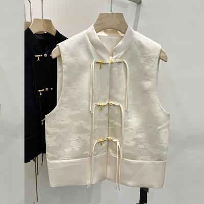 New New Outer Fit, Spring 2025 New Buckle, New Sleeveless Retro High-end Vest