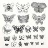 1 Set Mix Plants Charms Animals Pendants For Jewelry Making Findings