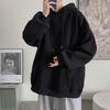 Herren Casual Loose Fleece Hoodies Solid Cotton Pullover Kapuzenpullover Unisex Winter Hoodies Sweatshirt