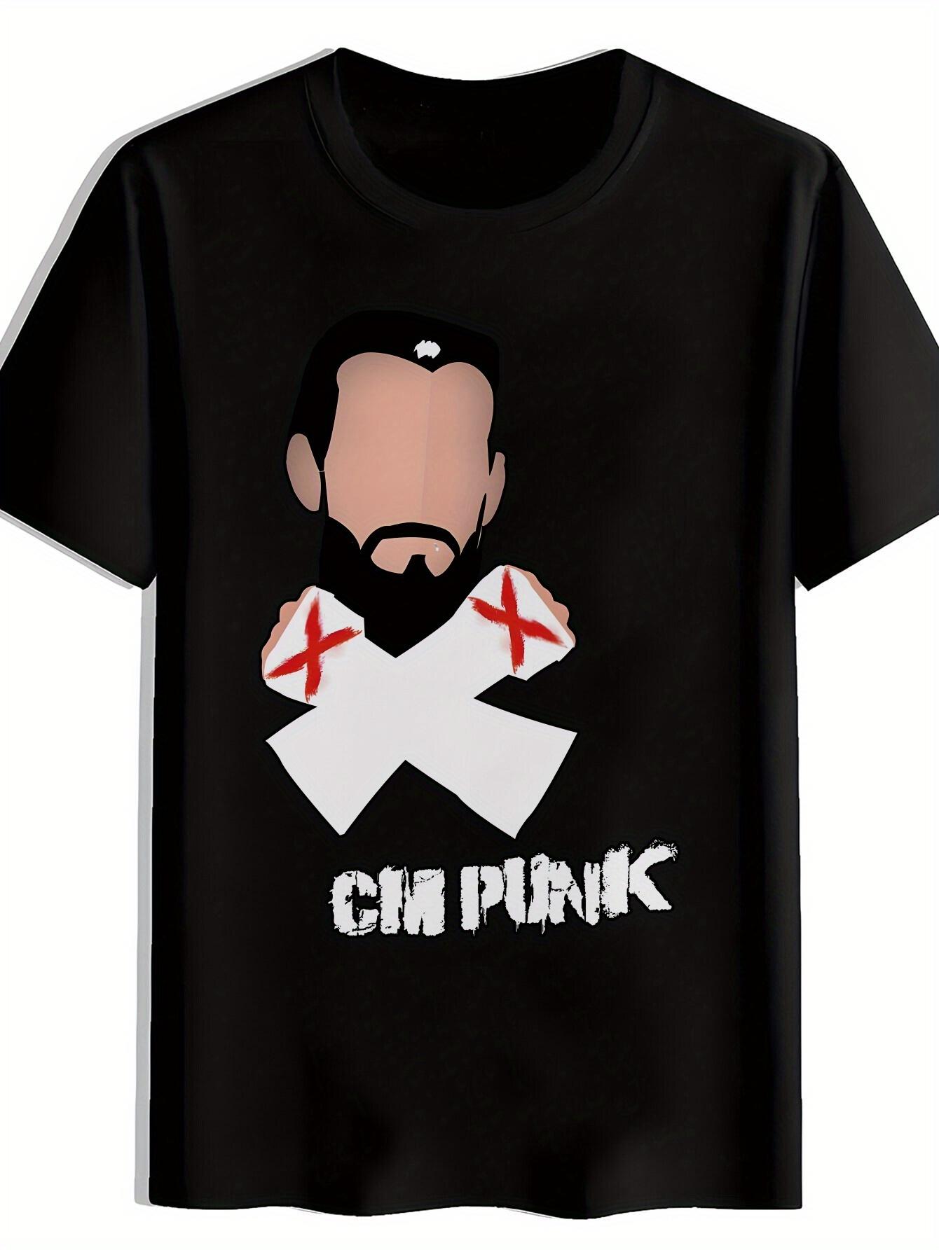 Black Punk Rock Band Graphic T-shirt - Retro Style with Stray Cats XXXL