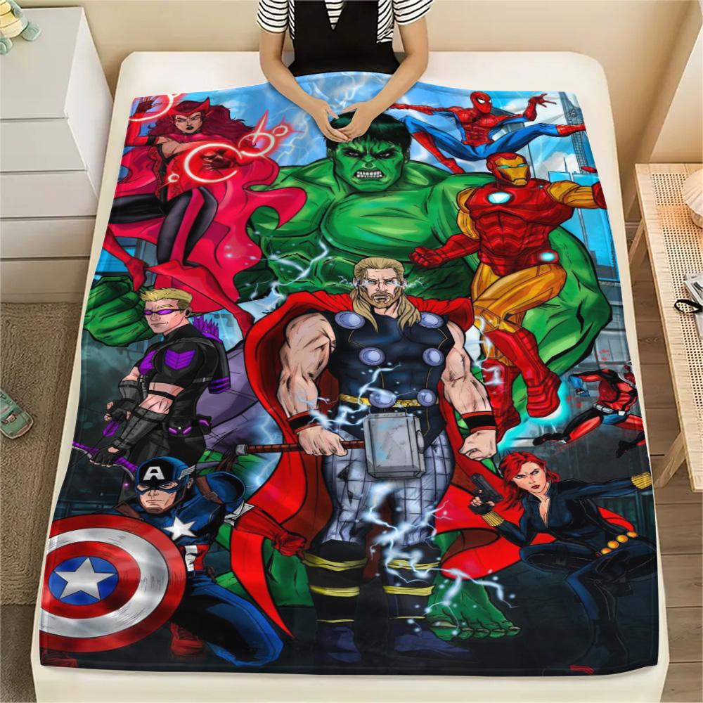 Xmen Superhero Team Graphic Blanket Sofa Blanket Camping Trip Sheet Air Conditioning Blanket Outdoor Plush Blanket