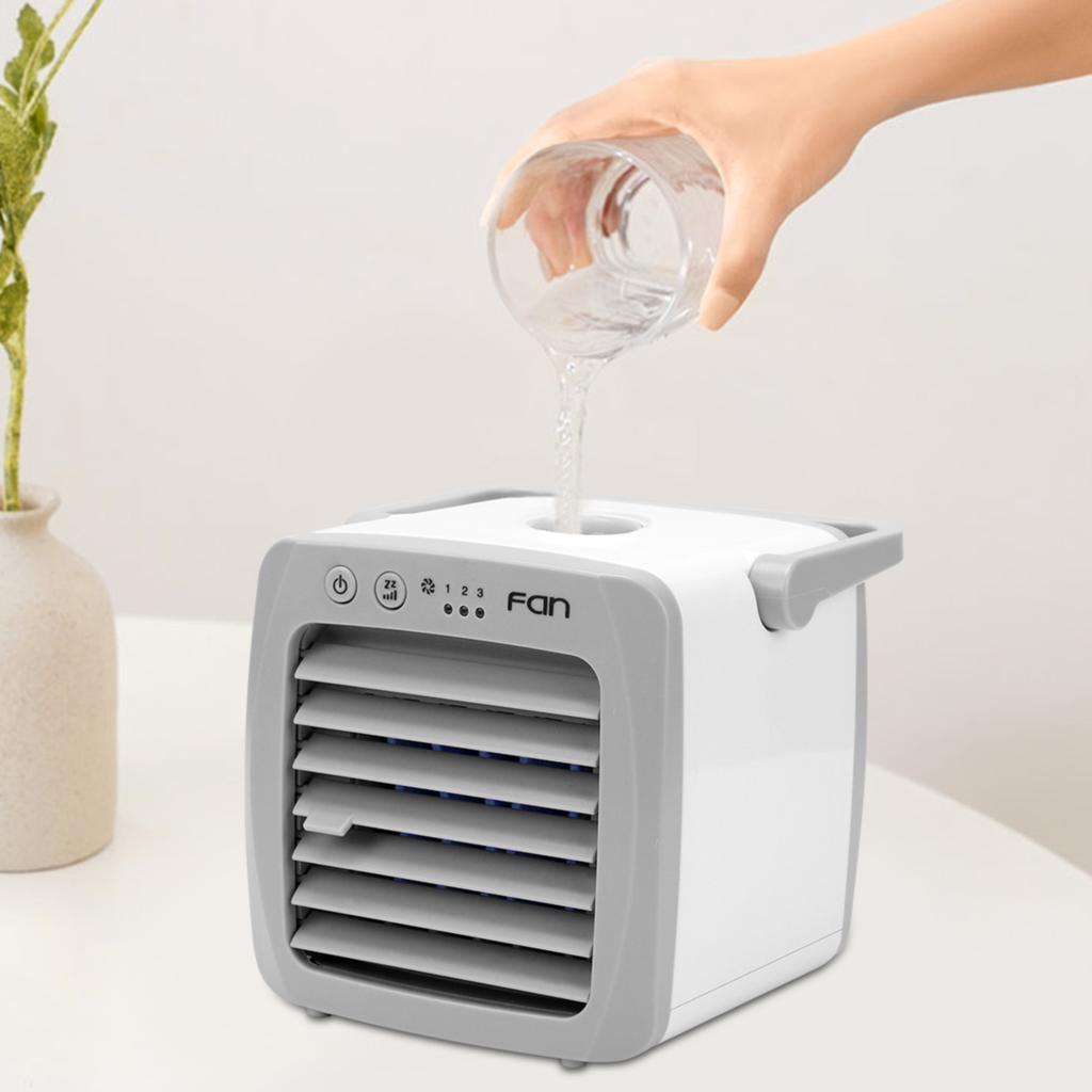 USB Portable Air Conditioner Personal Unit Cooling Fan Humidifier Purifier