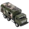 1/43 Militär-LKW-Armee-Panzerwagenmodell, Säuglingssimulationsfahrzeugmodell für einziehbares Kinderspielzeug mit Licht und Ton (Antiker Krankenwagen)