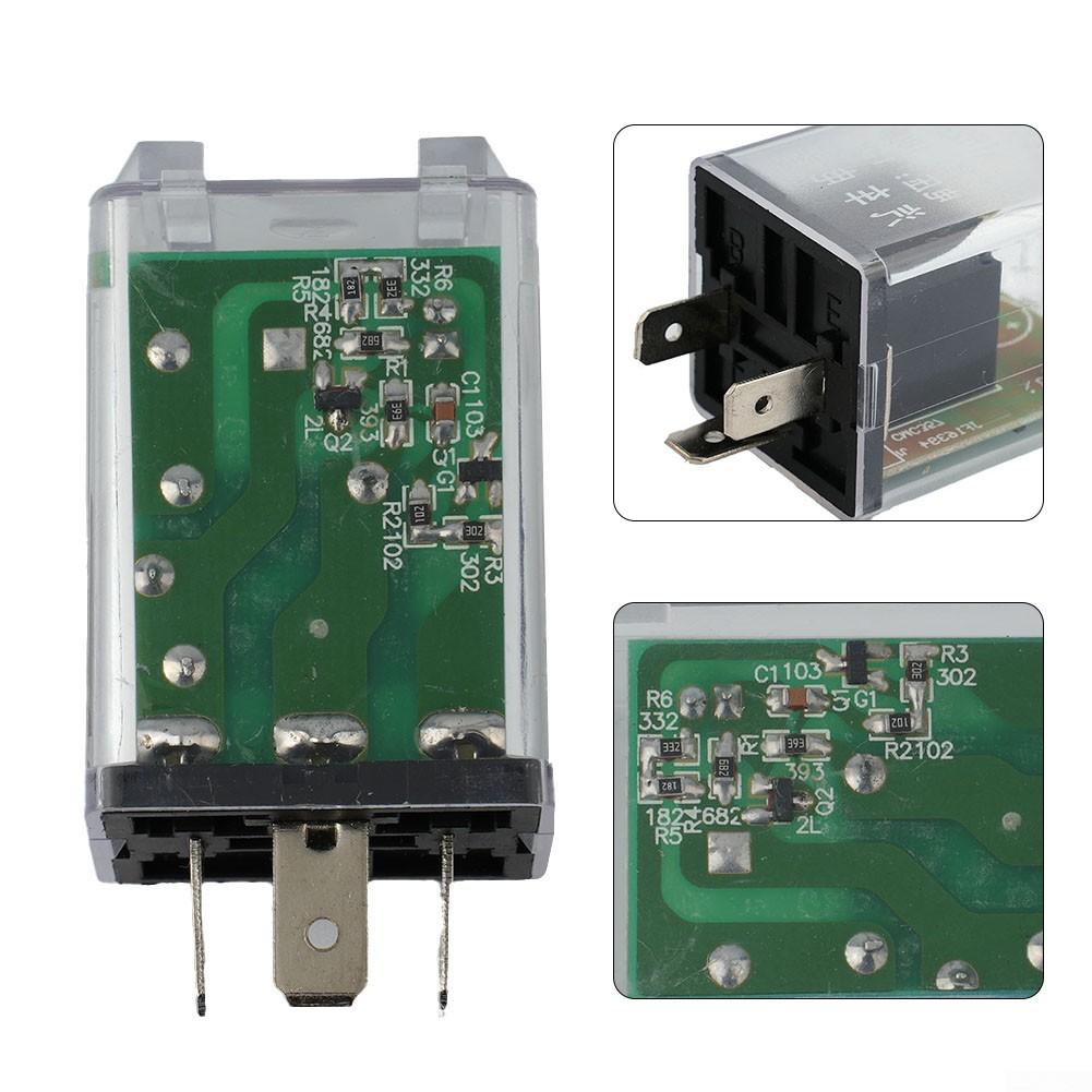 Hole Dia 8mm Flasher Relay Light Rate Control 135W