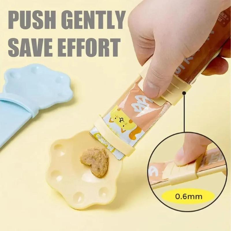 Squeezing Spoon for Cat Strip Feeder Squeezer for Pet Feeding Spoon for Cat Products