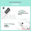 LengSuanLing Carbon Black Deep Clean Soft Toothbrush