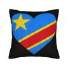 Decorative Pillow Cover Trinidad and Tobago Flag Football Merch Seater Throw Pillow Case Cover Zippered Multiple Sizes
