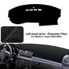 KodoLab For Mazda 3 BK Axela 2003 2004 2005-2008 Car Accessories Dashmat Dashboard Cover Pad Protective Carpet DashMat Sunshade