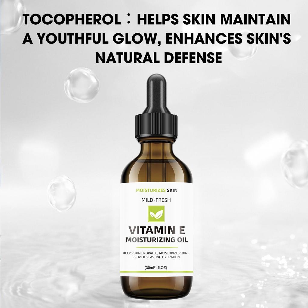Vitamin E Oil - Natural Repair Dry, Damaged Skin from Surgery & Acne, Age Spots & Wrinkles. Boost Collagen for Moisturized, Youthful-looking Skin