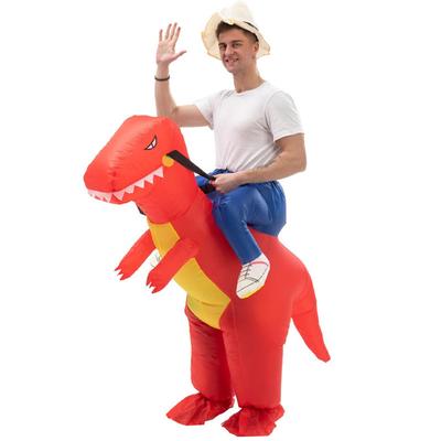 MUXIU Halloween Dinosaur Cosplay and Inflatable One Size Fits 4 Colors Available Costume, Green, Red, Orange, Blue, Costume, Fun, Pranks, Popular,