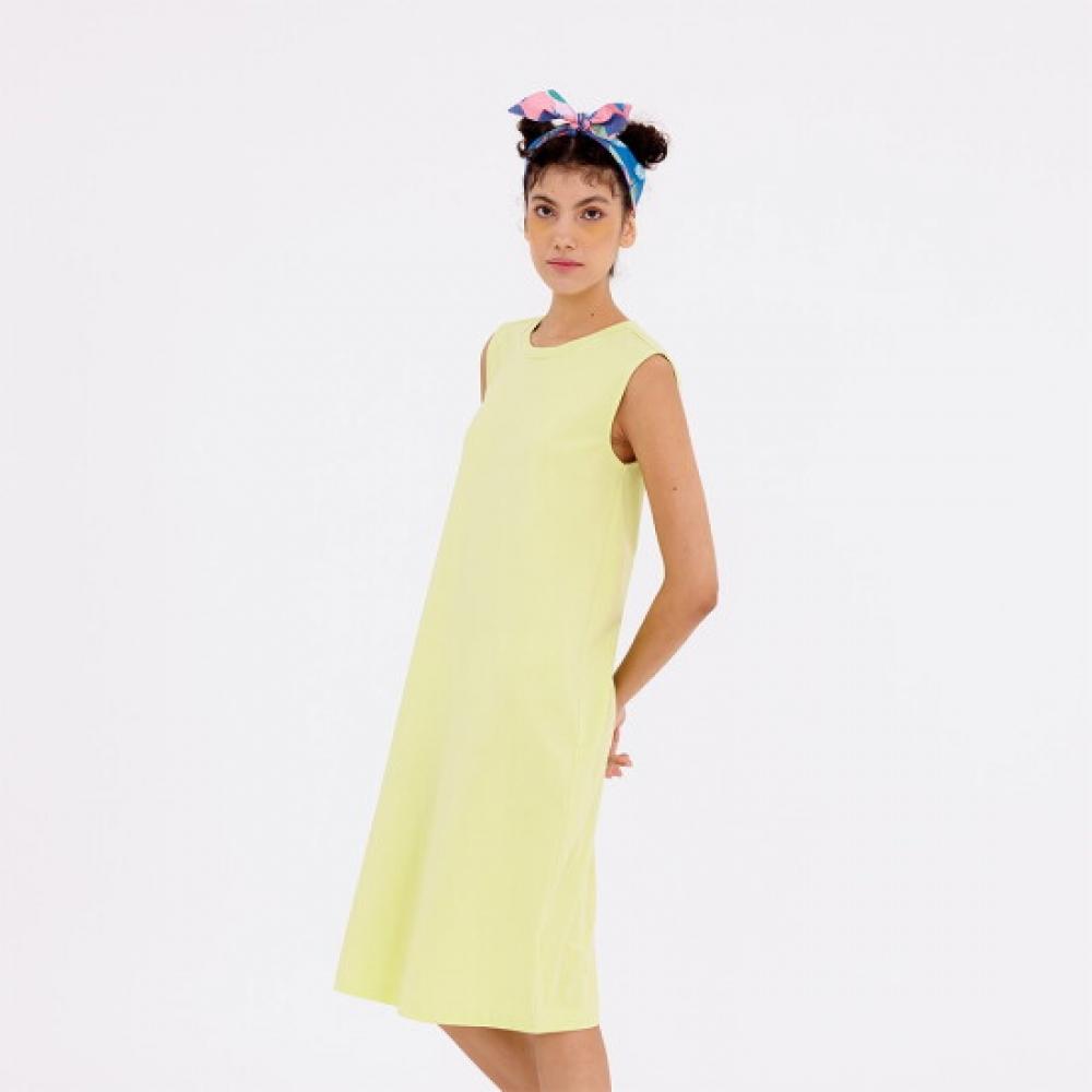 Sunday Lounge Lime Twist Sleeveless Dress Green Swkfaop0059 Lm