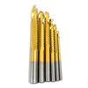 6 bucăți 3/4/5/6/6.5/8MM burghie elicoidale cobalt cu tijă rotundă rezistentă din oțel inoxidabil metal dur, aluminiu, plastic, burghie pentru tăiere unelte pentru prelucrarea lemnului