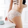 Women's Sexy Lace Panties Thong Low Waist Mesh Cutout Shorts Panties Hip Lift Panties