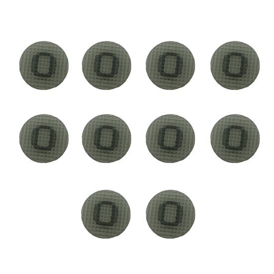 10/50Pcs 3D Analog Thumb Stick Caps Vibrant Color Non-Slip Design Easy To Install Rocker Joystick Covers