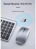 Ultra-Slim Bluetooth Wireless Keyboard & Mouse Set: Silent, Rechargeable, Unlimited Keys for Laptop & Office Use
