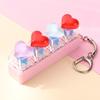 4 Keys Clickable Button Fidget Toy Decompression Fidget Keychain  Bag Charm