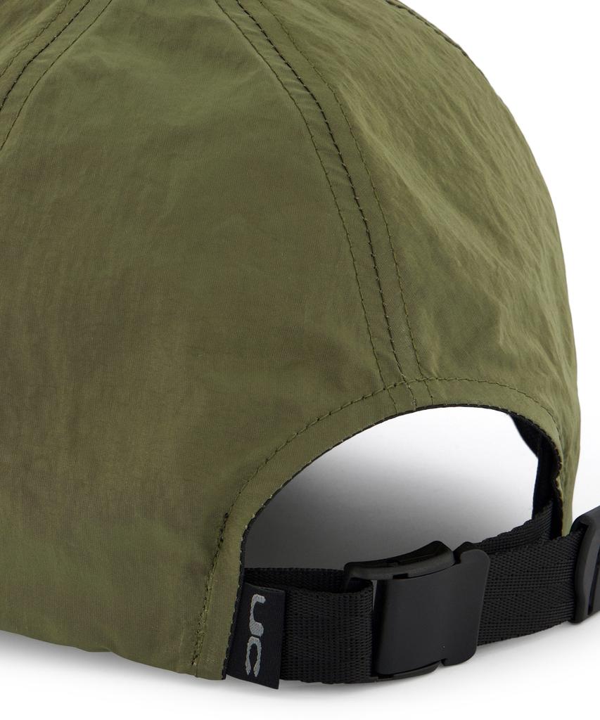 Eondeokeonteulol Summer Nylon Long Brim Soft Top Deep Logo Ball Cap Unisex Baseball Cap Uc Duplex / Nylon B B / Olive