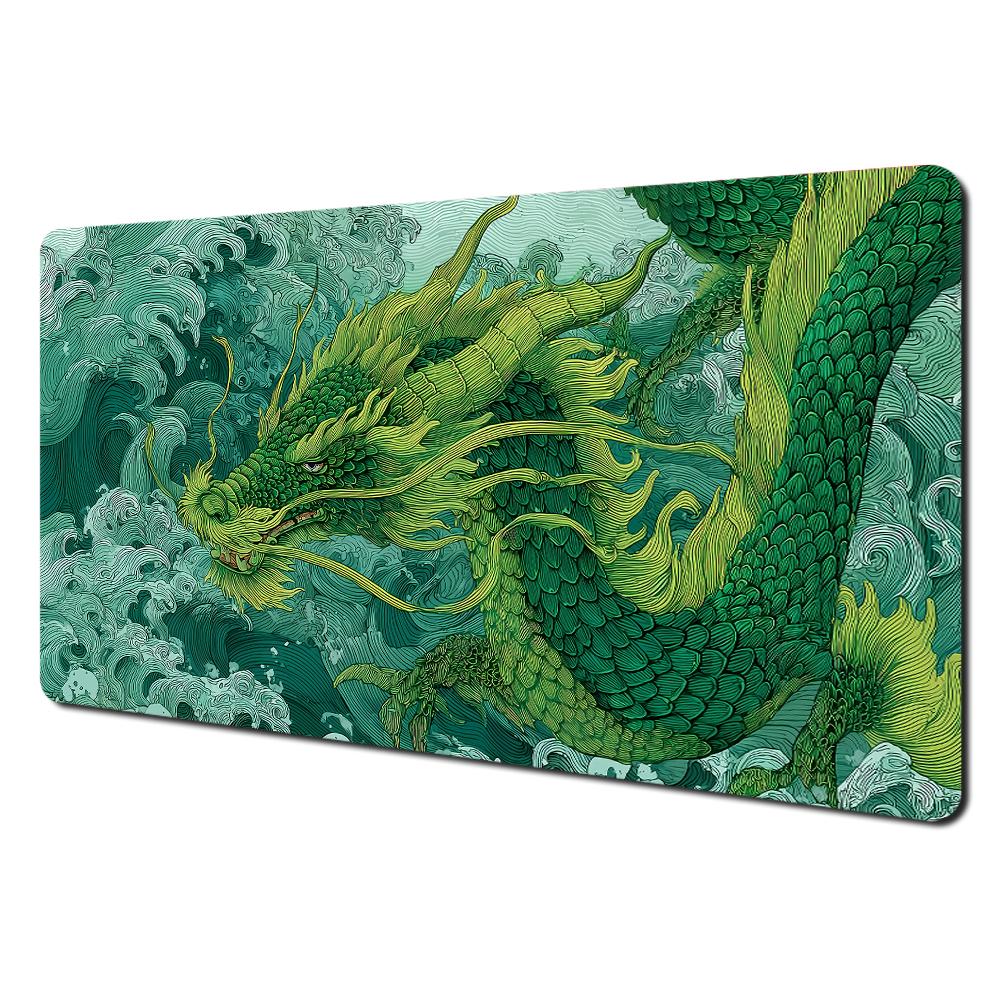 Cute Fantasy Mage Cat Mouse Pad Waterproof Nonslip Retro Medieval Castle Art Mousepad Computer Gaming Mousepad