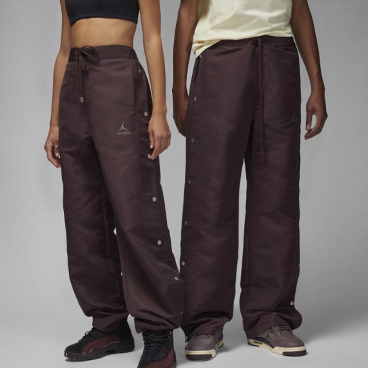 Jordan x A Ma Maniere Snap Pant (Asia Sizing) Mahogany Unisex Streetwear DV7459-263
