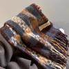 Winter couple plaid scarf retro fashion temperament warm thickened neck protection scarf versatile men and women a pair of tide