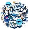 Waterproof Whale Stickers: Ocean Themed Vinyl Decals for Notebooks, Luggage, Instruments & More. Marine & Decorative Fun!