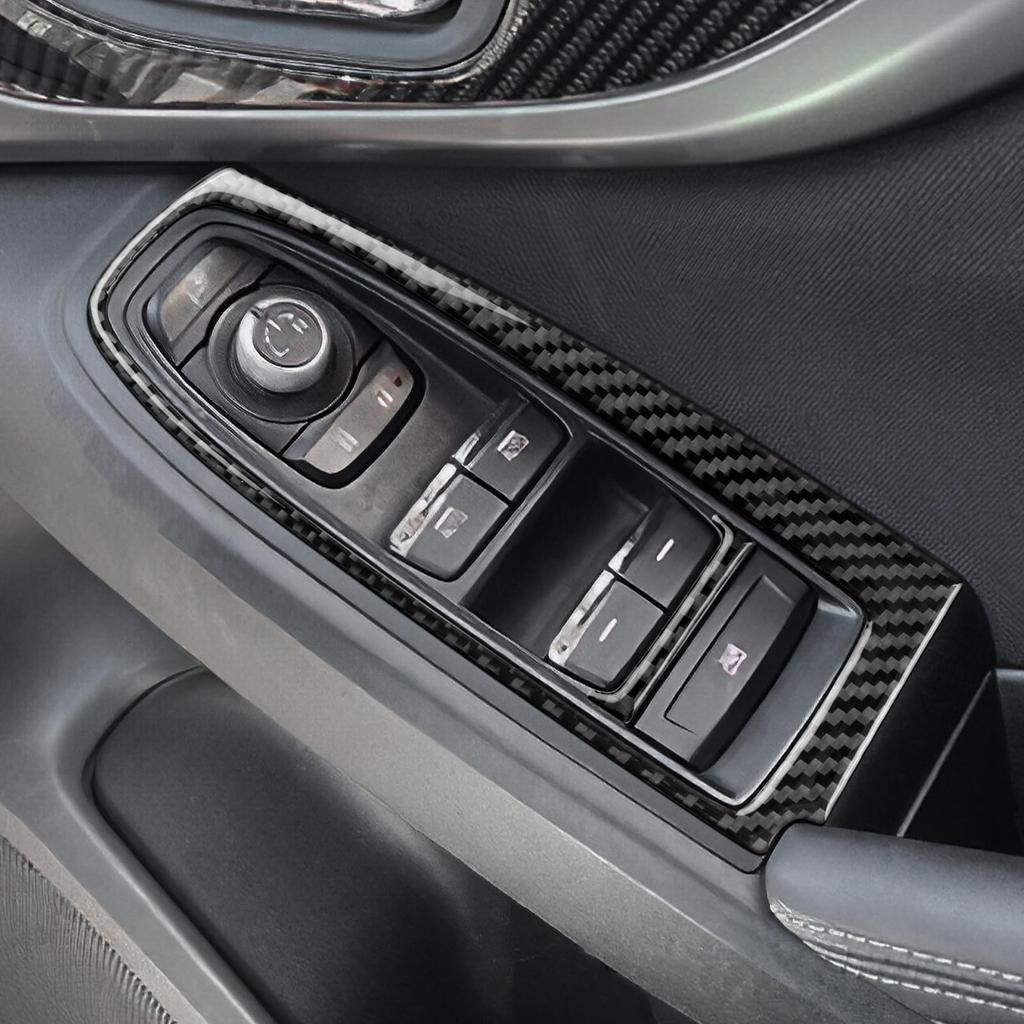 AIRSPEED Carbon Fiber Door Switch Panel Covers for Subaru XV GT Impreza and Custom Interior Protective and Accessories with Tape Series, GT/GK Series,