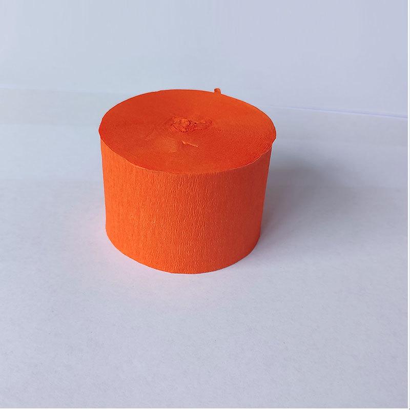 Crinkled Handmade Crepe Paper Roll for Kids' DIY Projects and Kindergarten Decor
