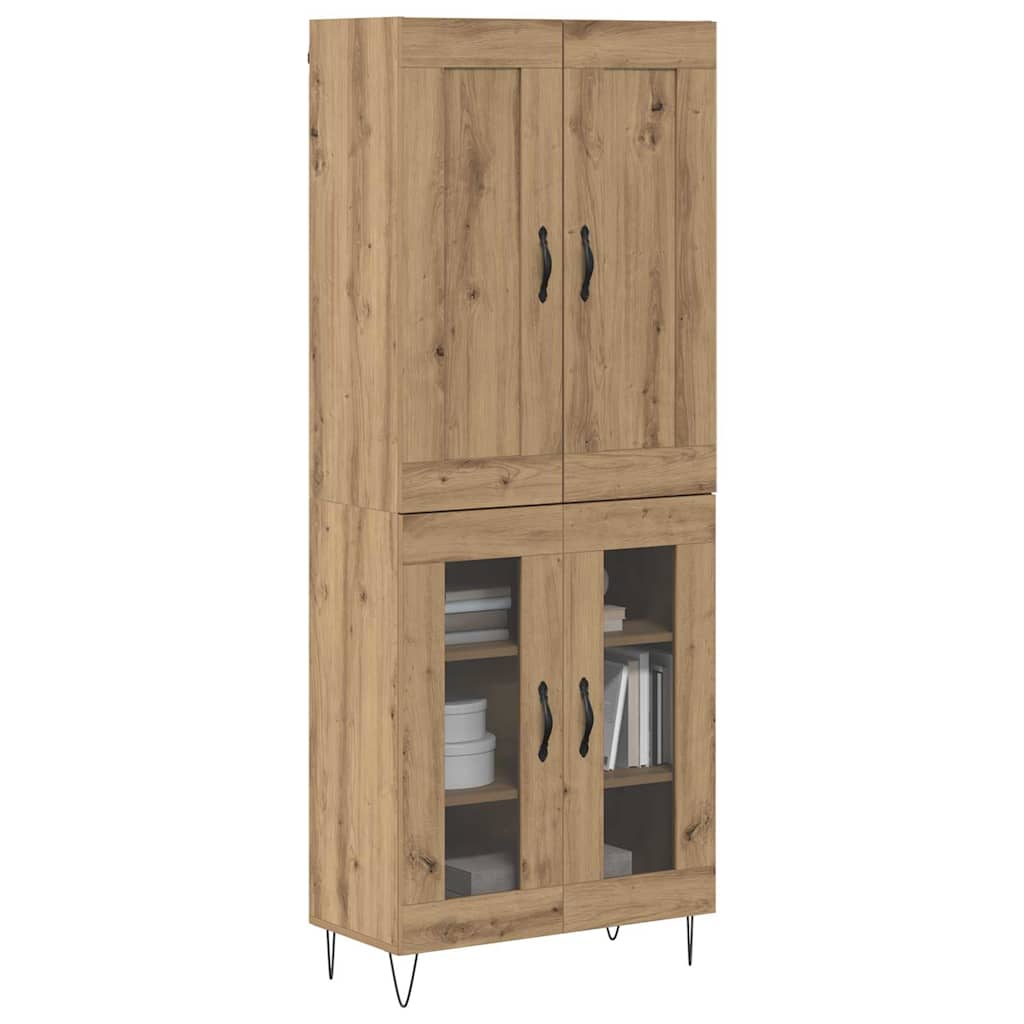 Highboard Artisan Oak 69.5 x 34 x 180 cm Particleboard