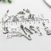 51 Pcs Violin Guitar Charm Musical Instrument Pendant Music Charm with Hole for Jewellery Making