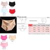 Luxurious Women Seamless Panties Ice Silk Mid Waist Briefs With Timeless Style