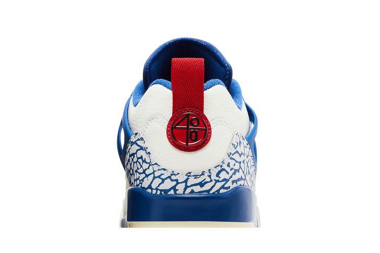 Men's Sneakers Jordan Spizike Low Sail Storm Blue Sail/Varsity Red/Muslin/Storm Blue