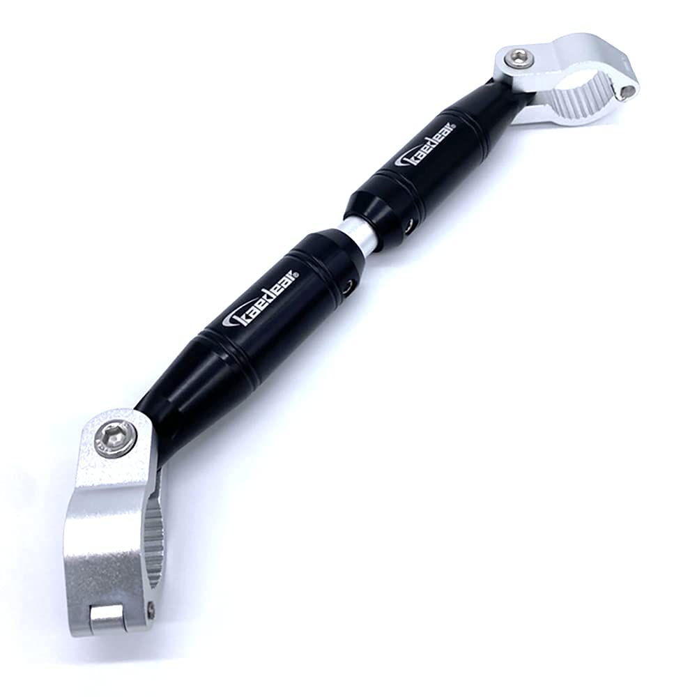 

Kaedear Adjustable Motorcycle Handlebar Compatible with Standard Clamp Bar Length Brace, Aluminum, 22.2mm Handlebars, Mount, 330-200mm, KDR-HB1