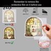 Indoor Outdoor Holiday Decoration Halloween Ghost Acrylic Puzzle Suncatcher, Colorful Window Hanging Ornament, Stained Cute Gift for Friends