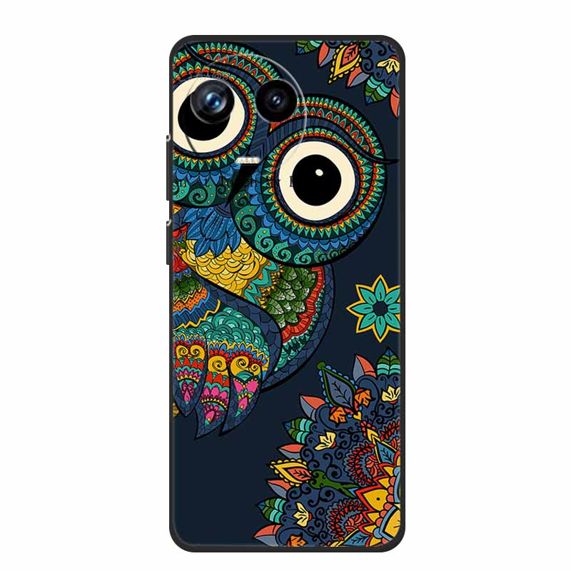 For Realme 11 11X 5G RMX3780 Case TPU Animals Soft Silicone Bumper Back Cover Phone Cases for Realme11X RMX3785 Wolf Cool Fundas