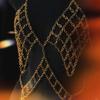 Europäischer und amerikanischer Schmuck Gold- und Silber-Netzkette Brustschmuck Körperkette Metall Hohl Verführung B-6
