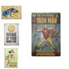 Classic Creative Cartoon Superhero Tin Sign For Bar Pub Home Wall Decor Retro Metal Poster