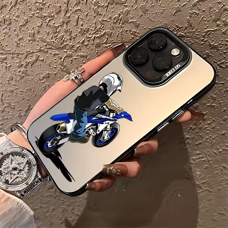Fashionable Phone Case for Xiaomi Redmi Note 7 8 9 9S 10 11 12 13 14 15 Pro Plus 4G 5G Anti Fall Matte Back Cover Motorcycle