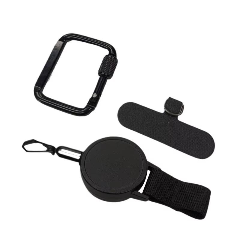 Adjustable Anti Theft Retractable Phone Mount Smartphone Lanyard With Clip Fall Arrest Harness For Hiking Biking Rock Climbing