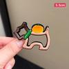 Cartoon Puppy Hair Clip Oil Painting Color Hair Gripper Creativity Hairpins Hair Accessories