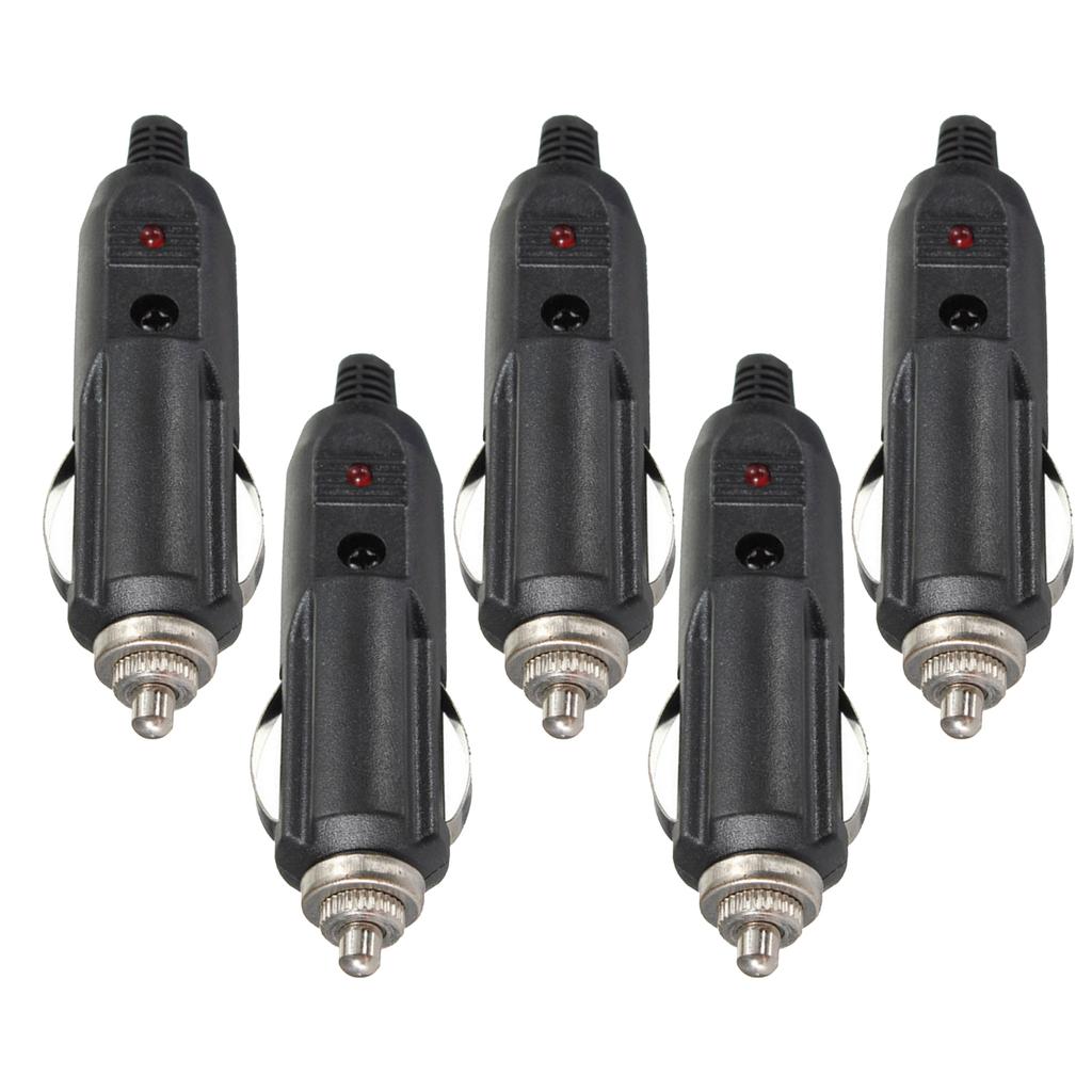 12V DC Car Charger Power Suppy Cable Cord Cigarette Lighter Plug Connector 9.2cm Auto Accessories