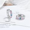 New 925 Silver Earrings Multiple Zircon For Women's Wedding Engagement Fine Fashion Jewelry Accessories Party Gift