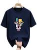 Mens Summer Fashion Pattern TShirt  Casual ShortSleeved Style  Round Neck Summer Top